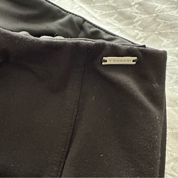 Black tahari casual capri leggings size M - Picture 7 of 7